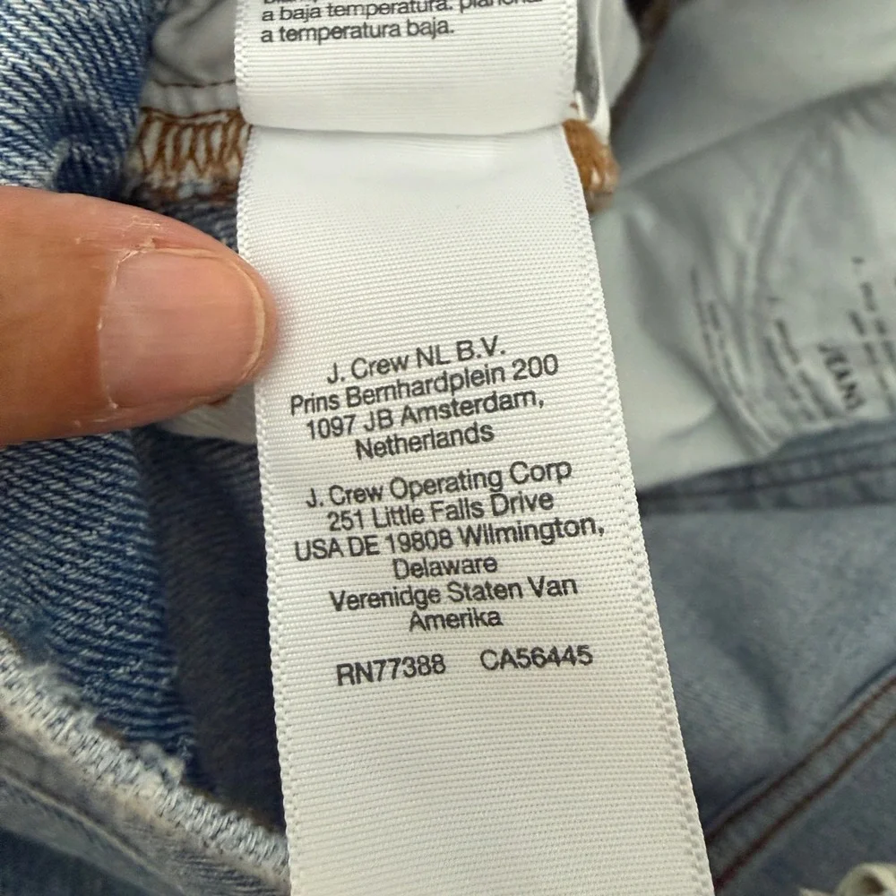 Madewell High Rise Wide Leg Jeans Light Wash Raw Hem Blue Denim Distressed Sz 27